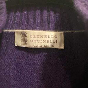 100% Cashmere Brunello Cucinelli Zip-Up Sweater